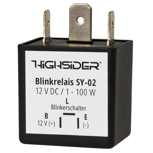 HIGHSIDER smart SY-02 Blinkrelais 3-polig, 12 VDC, 1-100 Watt