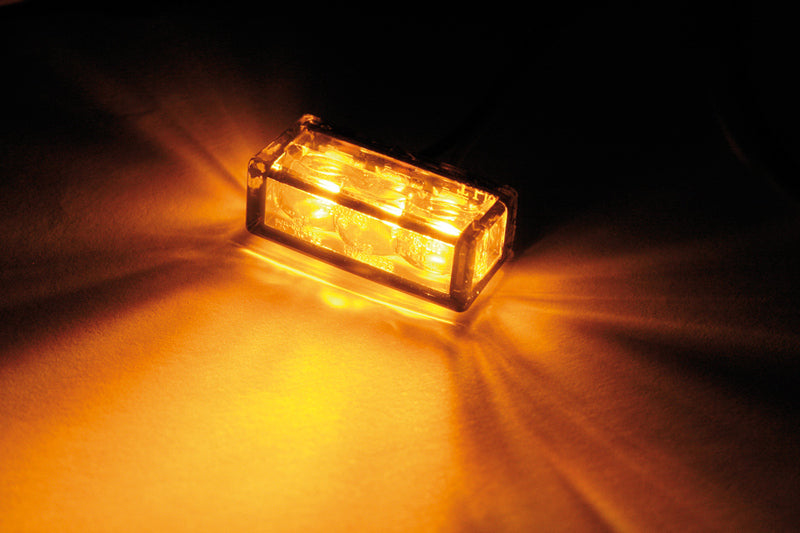 HIGHSIDER smart Cube-H Motorrad LED Blinker-Modul Rauchgrau (Paar)