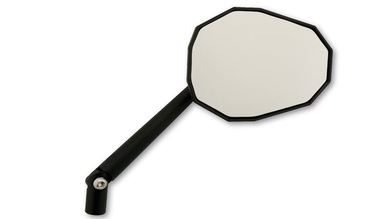 HIGHSIDER Motorrad Spiegel Straight Schwarz M10 Rechtsgewinde (1Stck.)