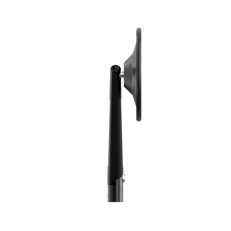 HIGHSIDER Motorrad Spiegel Circula-S Schwarz E-geprüft M10 Adapter (1Stck.)