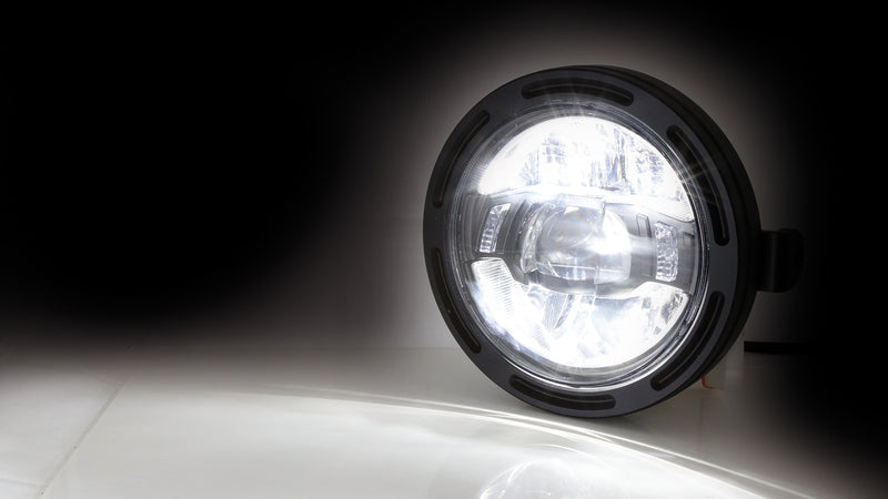 HIGHSIDER Frame-R2 Typ 10 Motorrad LED Scheinwerfer 5 3/4 Side-Mount