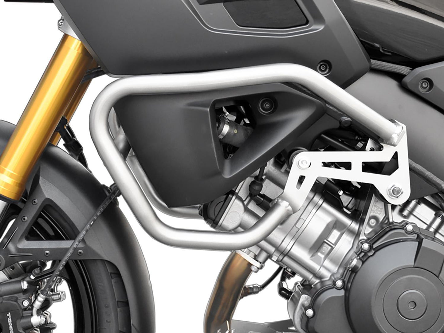 ZIEGER Sturzbügel silber passend für Suzuki V-Strom 1000 2014-2019