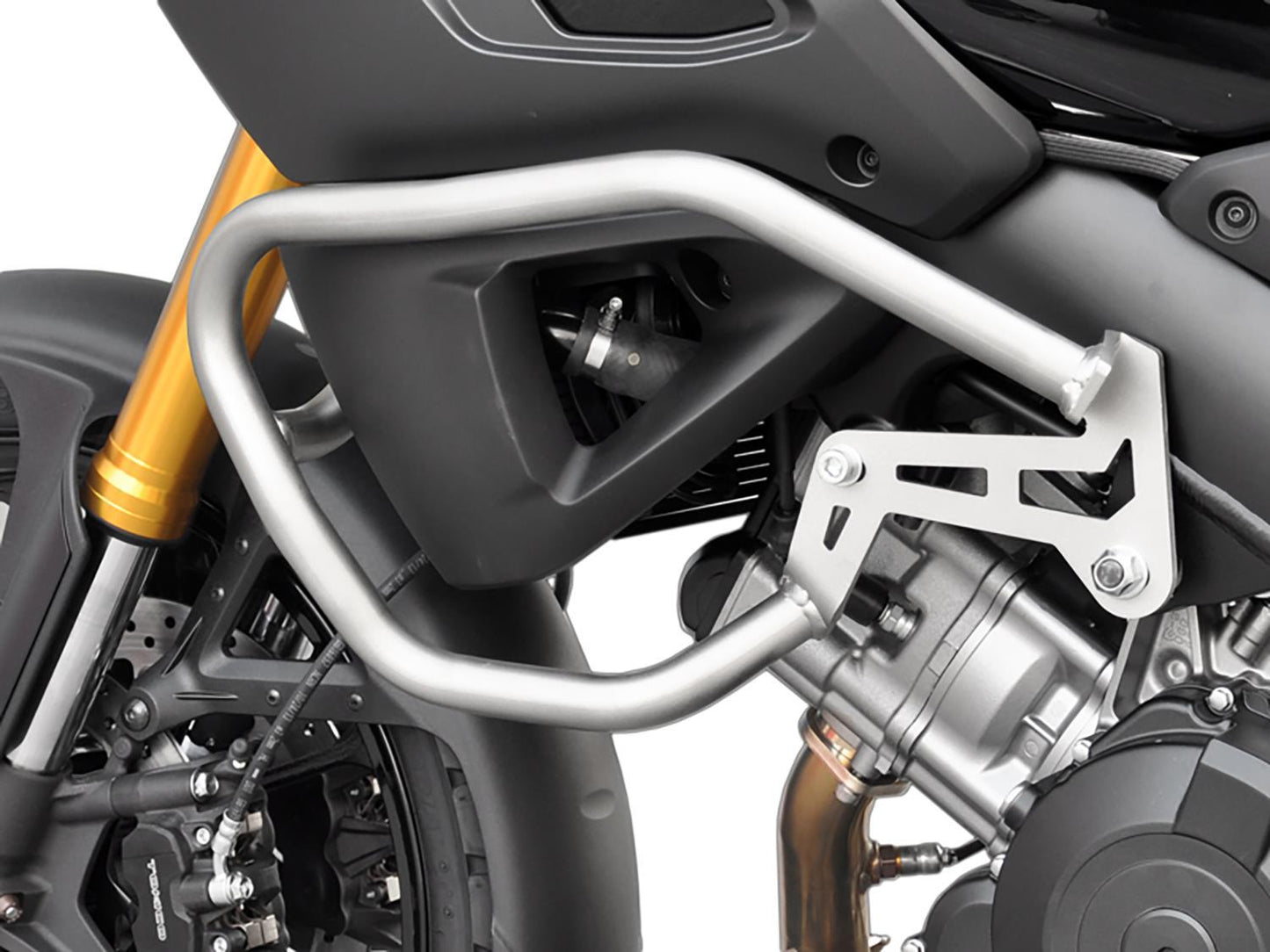 ZIEGER Sturzbügel silber passend für Suzuki V-Strom 1000 2014-2019