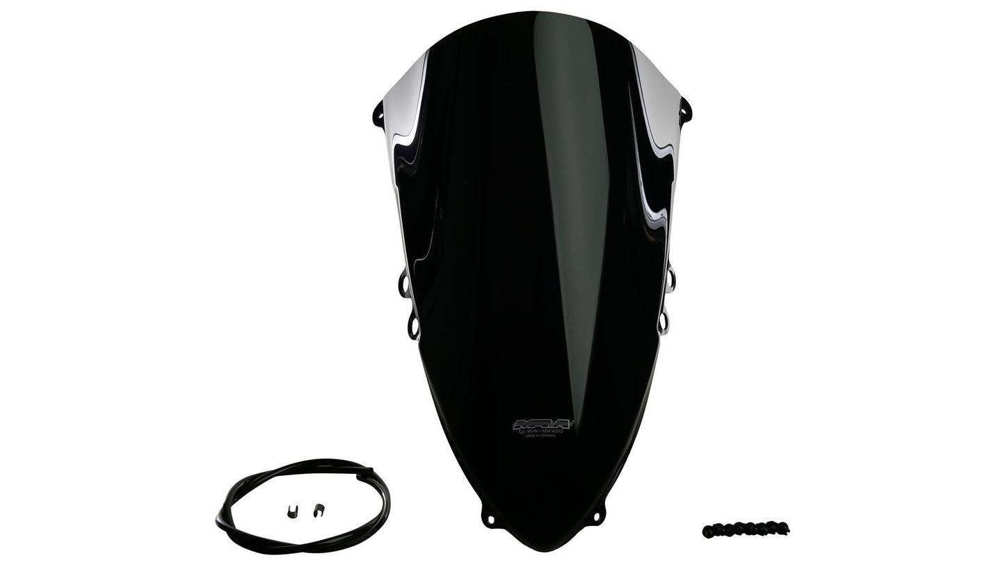 MRA Racingscheibe "R" schwarz passend für Ducati 899 / 1199 /S /R PANIGALE 2012-
