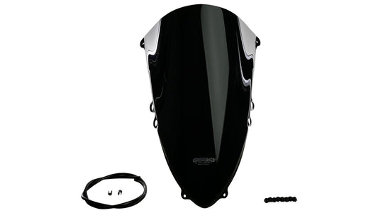 MRA Racingscheibe "R" schwarz passend für Ducati 899 / 1199 /S /R PANIGALE 2012-