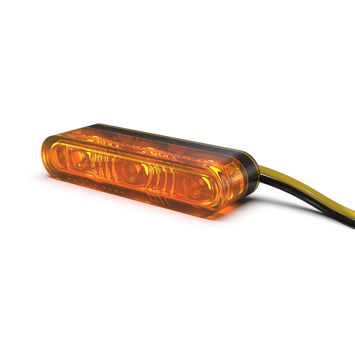 HIGHSIDER Star-MX1 Motorrad LED Blinker Modul Orange E-geprüft (Paar)