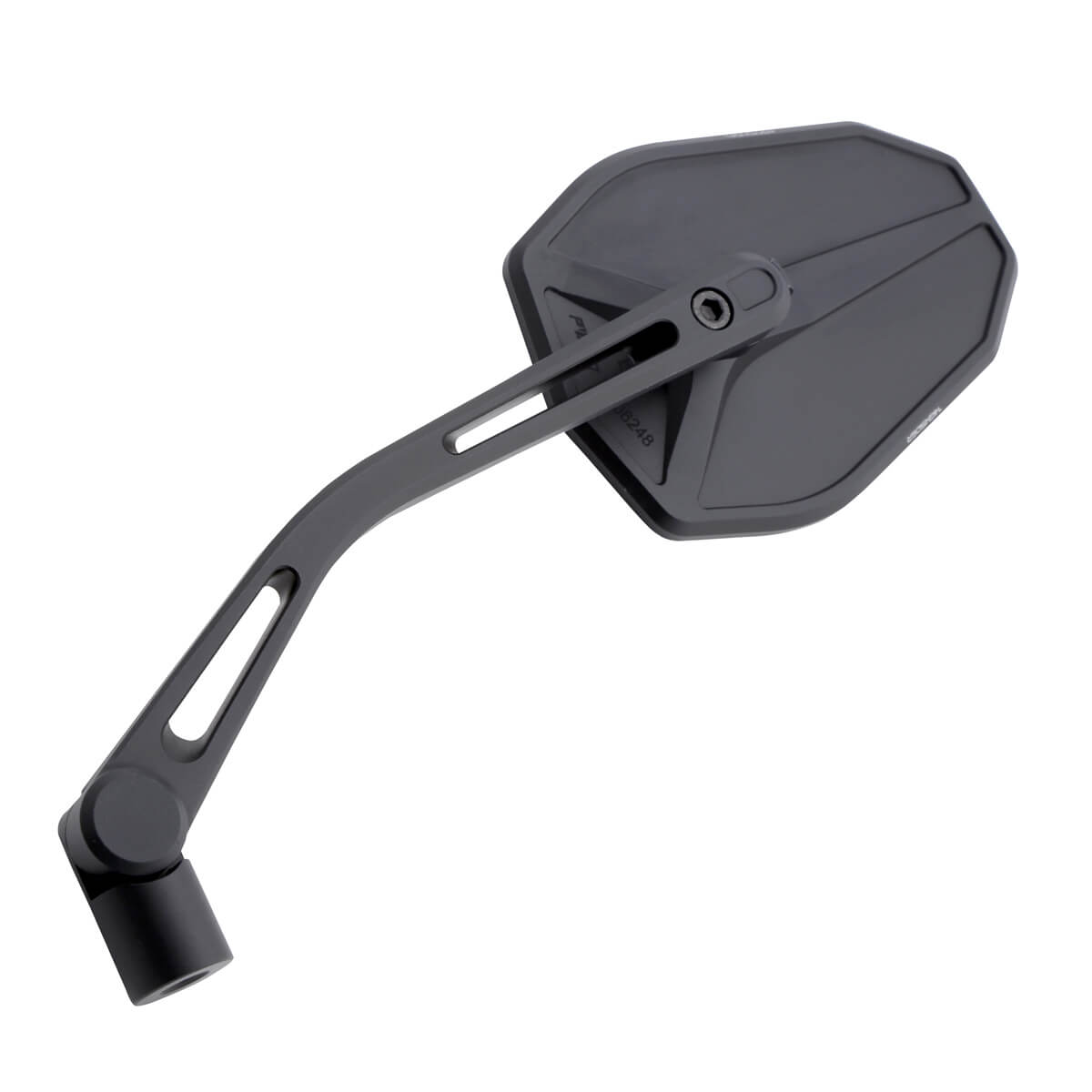 HIGHSIDER Victory-Slim Motorrad Spiegel Schwarz E-geprüft (Paar)