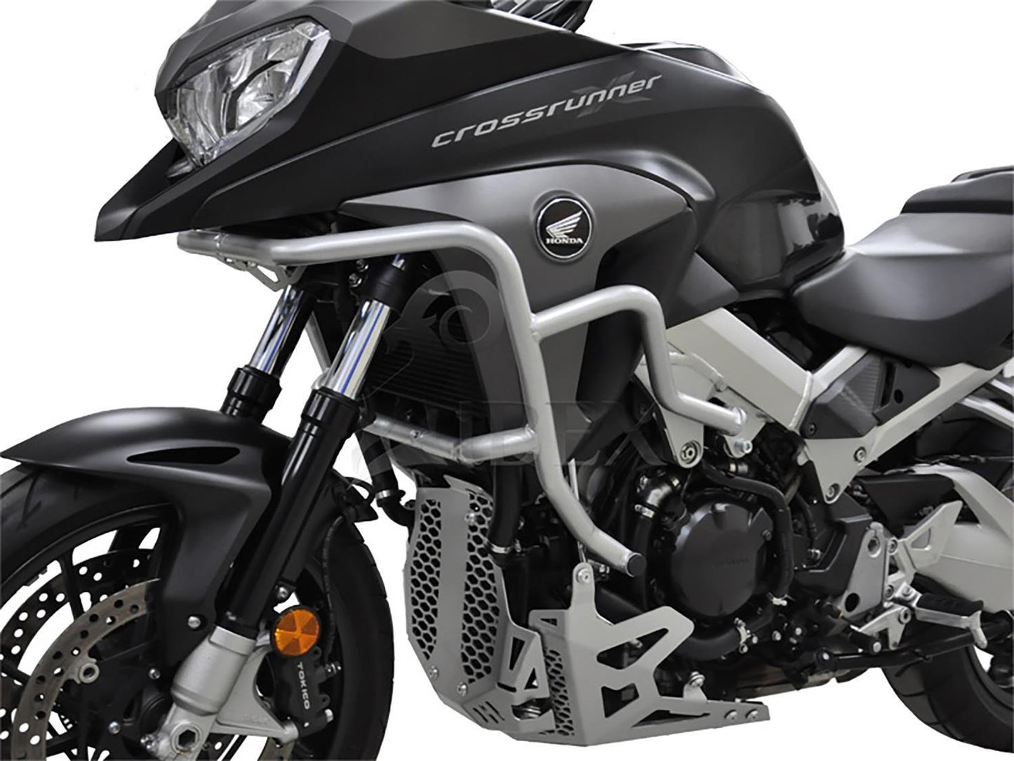 ZIEGER Sturzbügel silber passend für Honda VFR 800 X Crossrunner 2015-2020