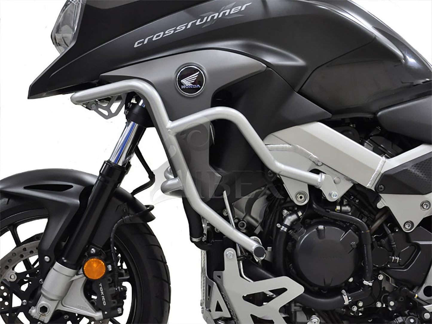 ZIEGER Sturzbügel silber passend für Honda VFR 800 X Crossrunner 2015-2020