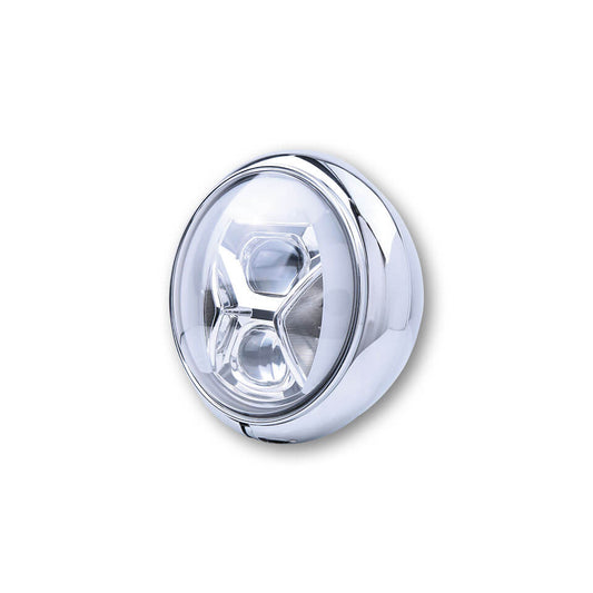 HIGHSIDER 7 Zoll LED Scheinwerfer HD-STYLE TYP 8 mit TFL Kurvenlicht