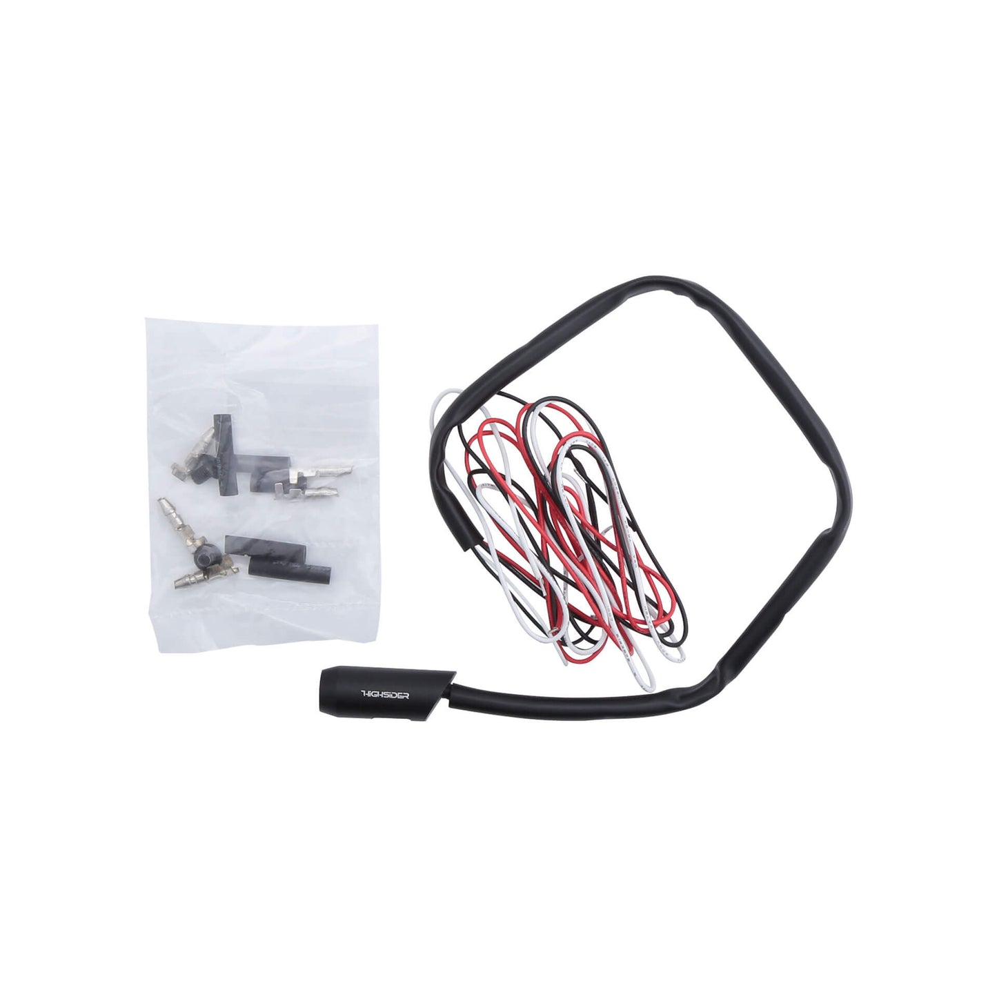 HIGHSIDER Motorrad LED Rücklicht SPLIT-RS Schwarz/Transparent E-geprüft (1Stck)