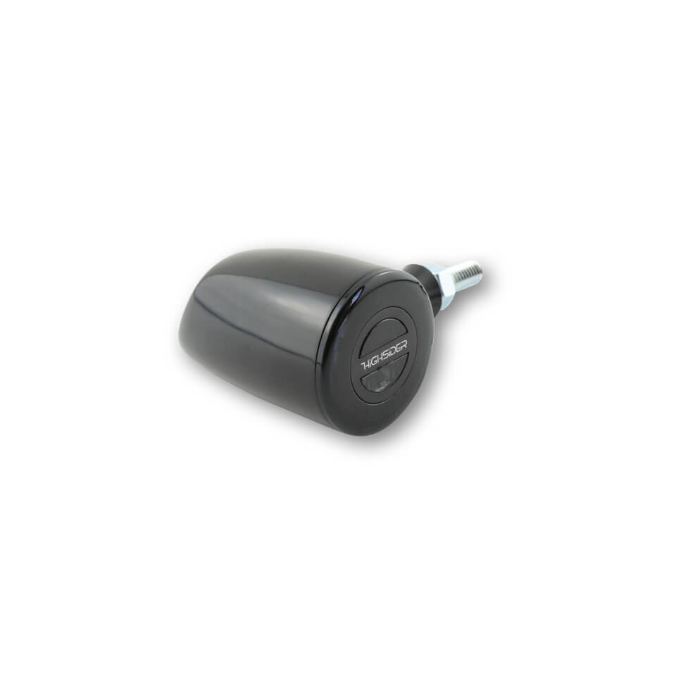 HIGHSIDER Rocket Classic Motorrad LED Rücklicht Blinker 3in1 Schwarz Paar