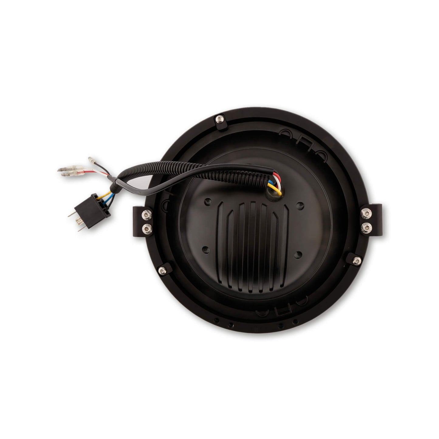 HHIGHSIDER Frame-R1 Typ 4 Motorrad LED Scheinwerfer 7 Zoll Side-Mount Schwarz