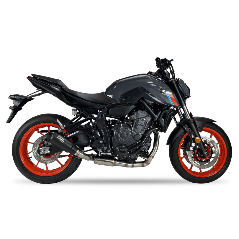 IXIL RC Auspuff schwarz passend für Yamaha MT-07 2021-2024