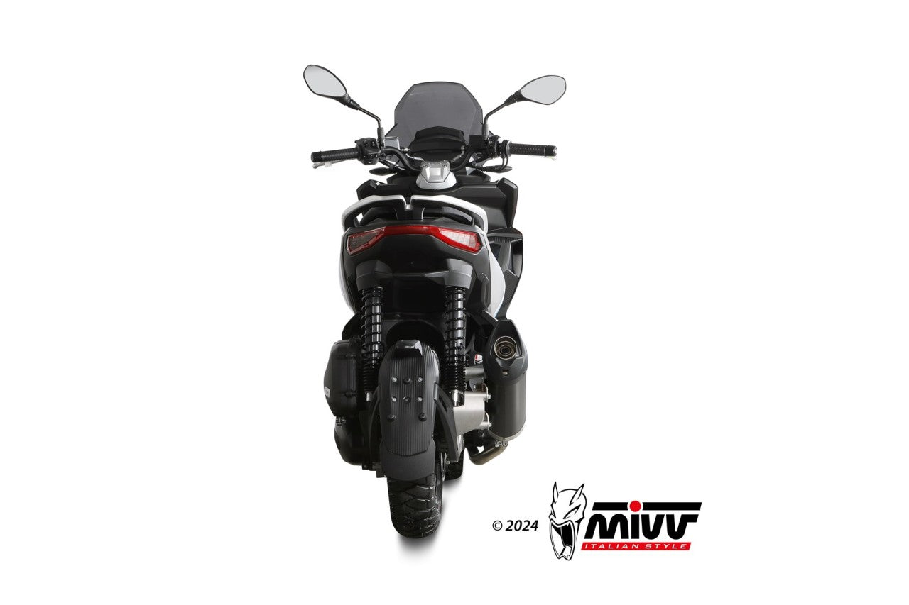 MIVV MOVER Auspuff schwarz passend für APRILIA SR 200 GT 2022-2024