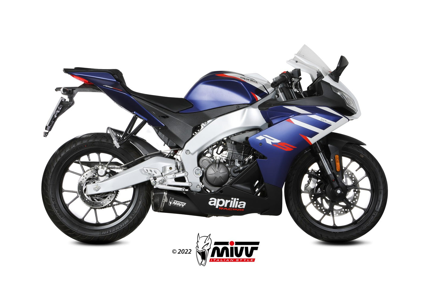 MIVV DELTA RACE Auspuff Komplettanlage passend für APRILIA RS 125 2021-2024