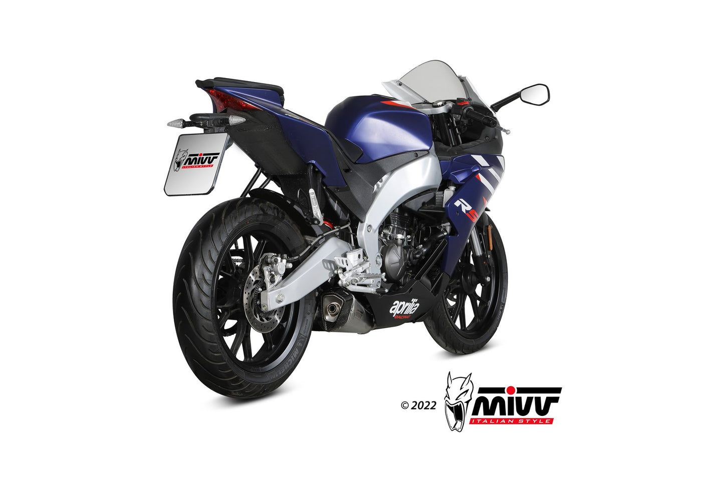 MIVV Delta Race Auspuff Edelstahl passend für APRILIA RS 125 2021-2024