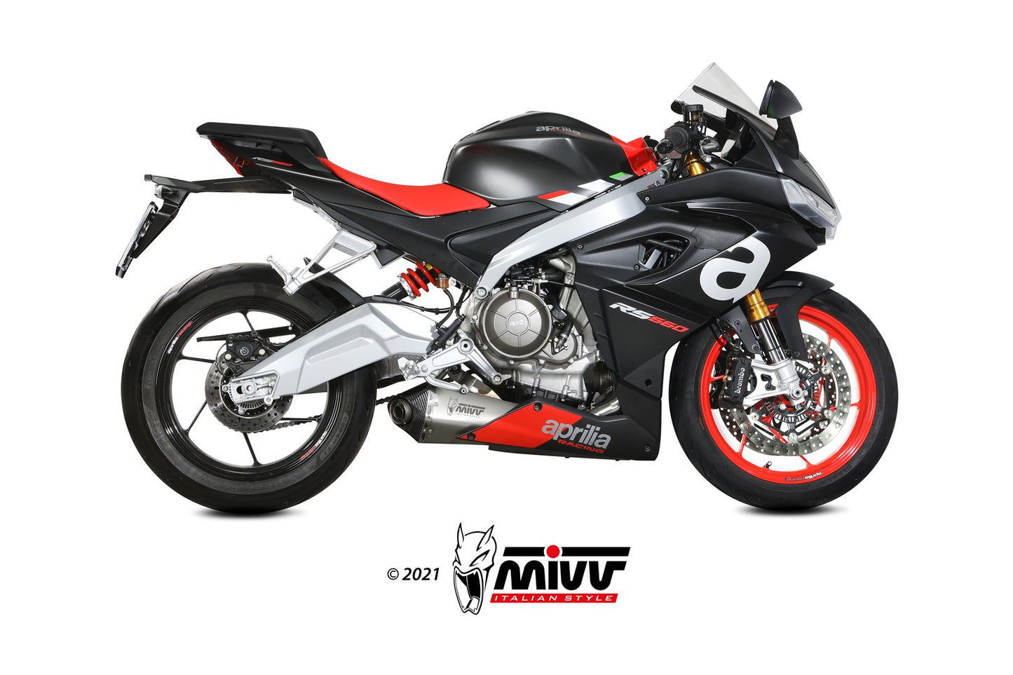 MIVV DELTA RACE Auspuff Komplettanlage passend für APRILIA RS 660 2020-2024