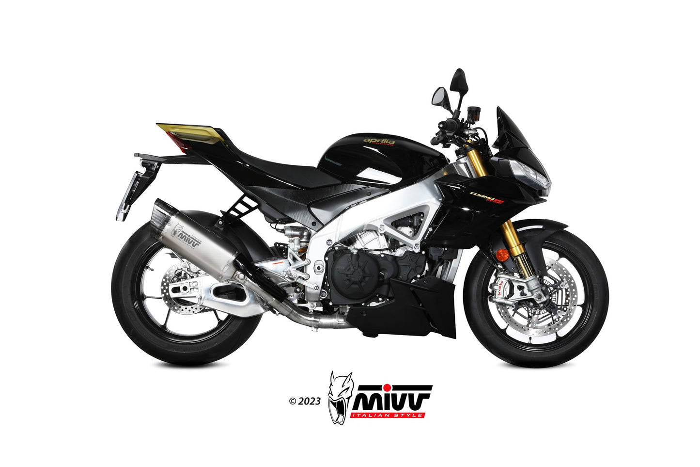 MIVV SR-1 Auspuff Titan passend für APRILIA TUONO V4 1100 2021-2024