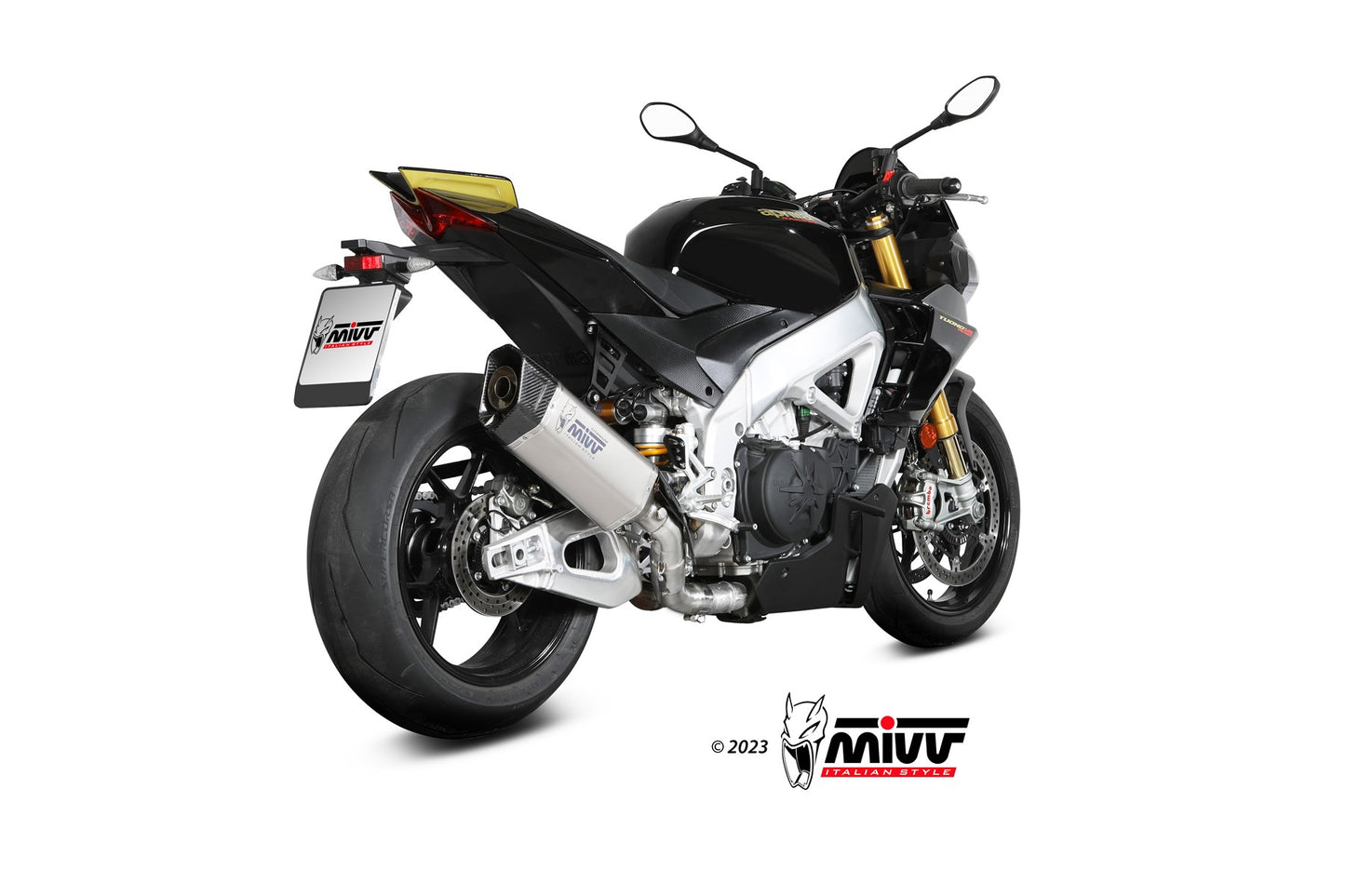 MIVV SR-1 Auspuff Titan passend für APRILIA TUONO V4 1100 2021-2024