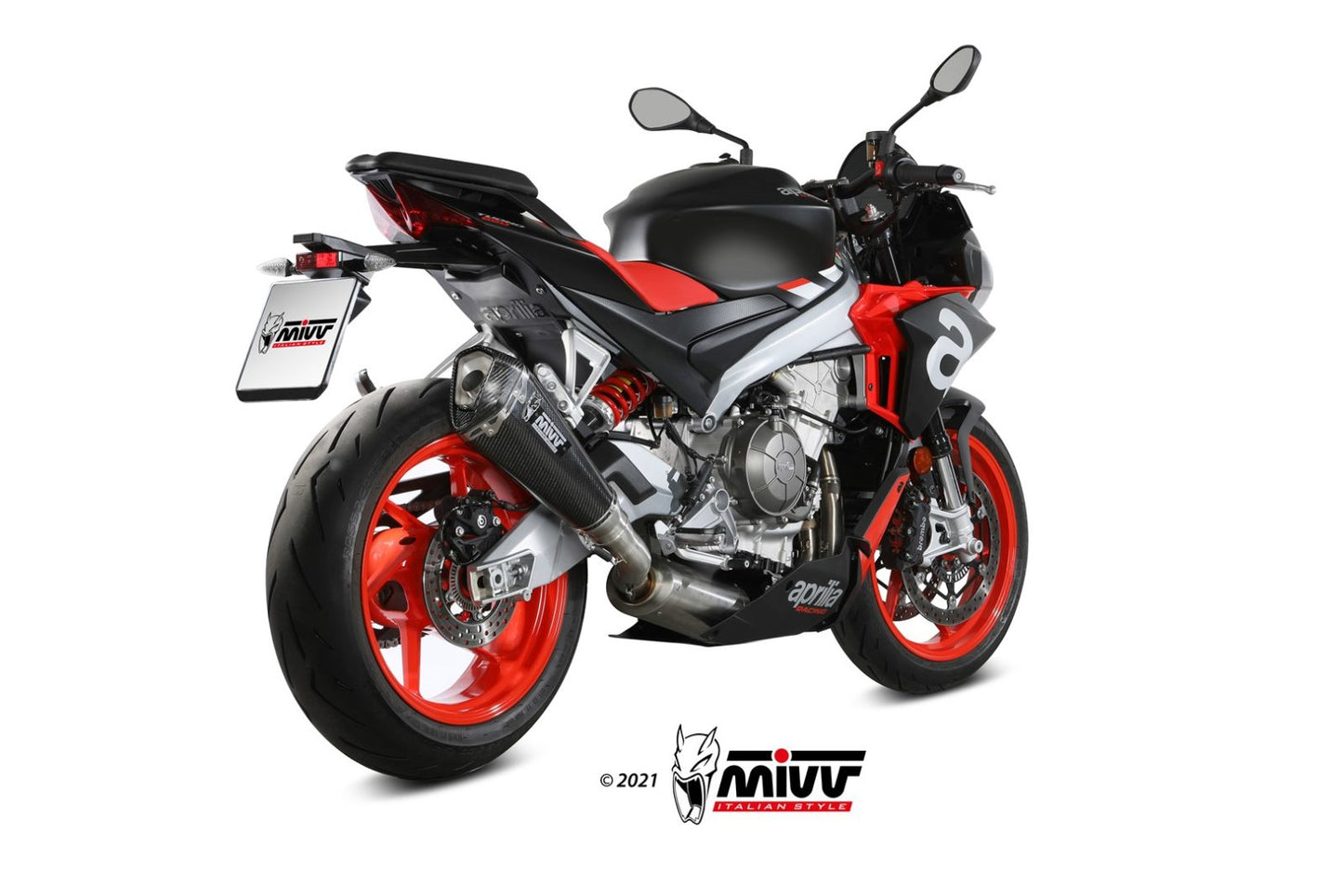 MIVV Delta Race Auspuff Carbon passend für Aprilia RS 660/Tuono 660 2020-2024