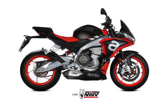MIVV DELTA RACE Auspuff Komplettanlage passend für APRILIA TUONO 660 2021-2024
