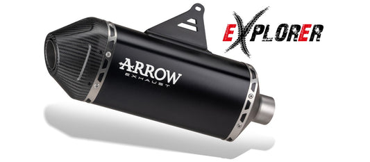 ARROW Indy Race EVO Auspuff Aluminium schwarz passend für Voge Valico 800DSX Rally 2025