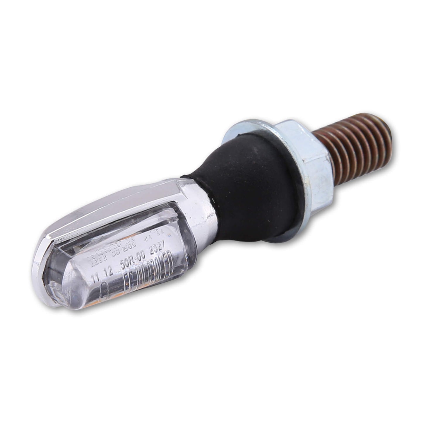 SHIN YO Spark Motorrad LED Blinker Chrom klares Glas E-geprüft Paar