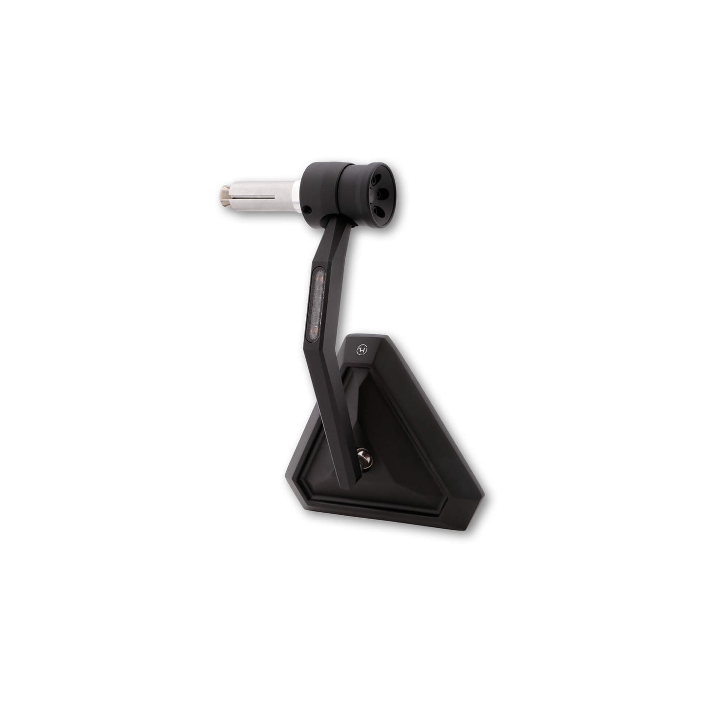 HIGHSIDER Tetra Motorrad Lenkerendenspiegel LED Blinker Schwarz E-geprüft 1Stck