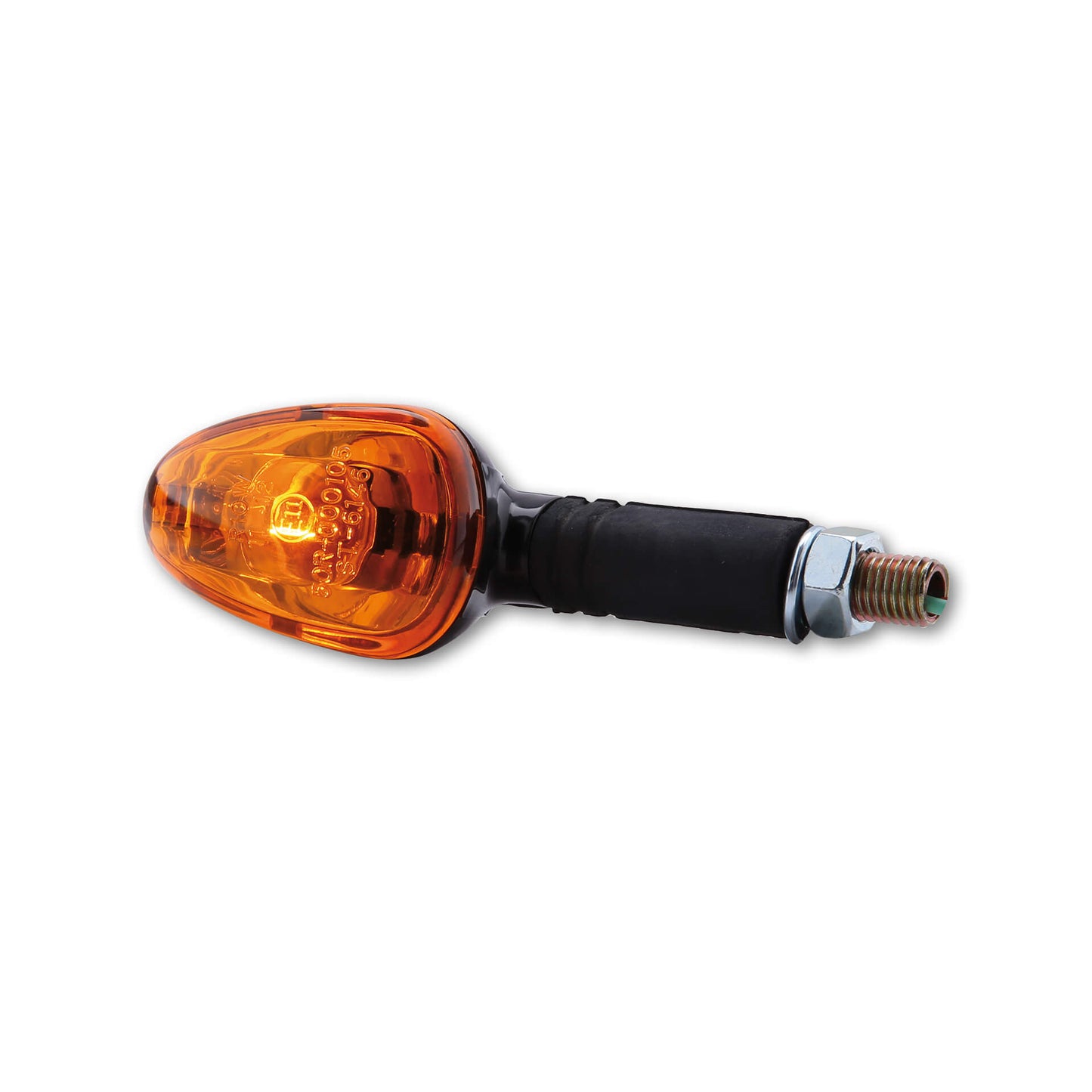 SHIN YO Motorrad Blinker Little Duke Schwarz/Orange E-geprüft (Paar)