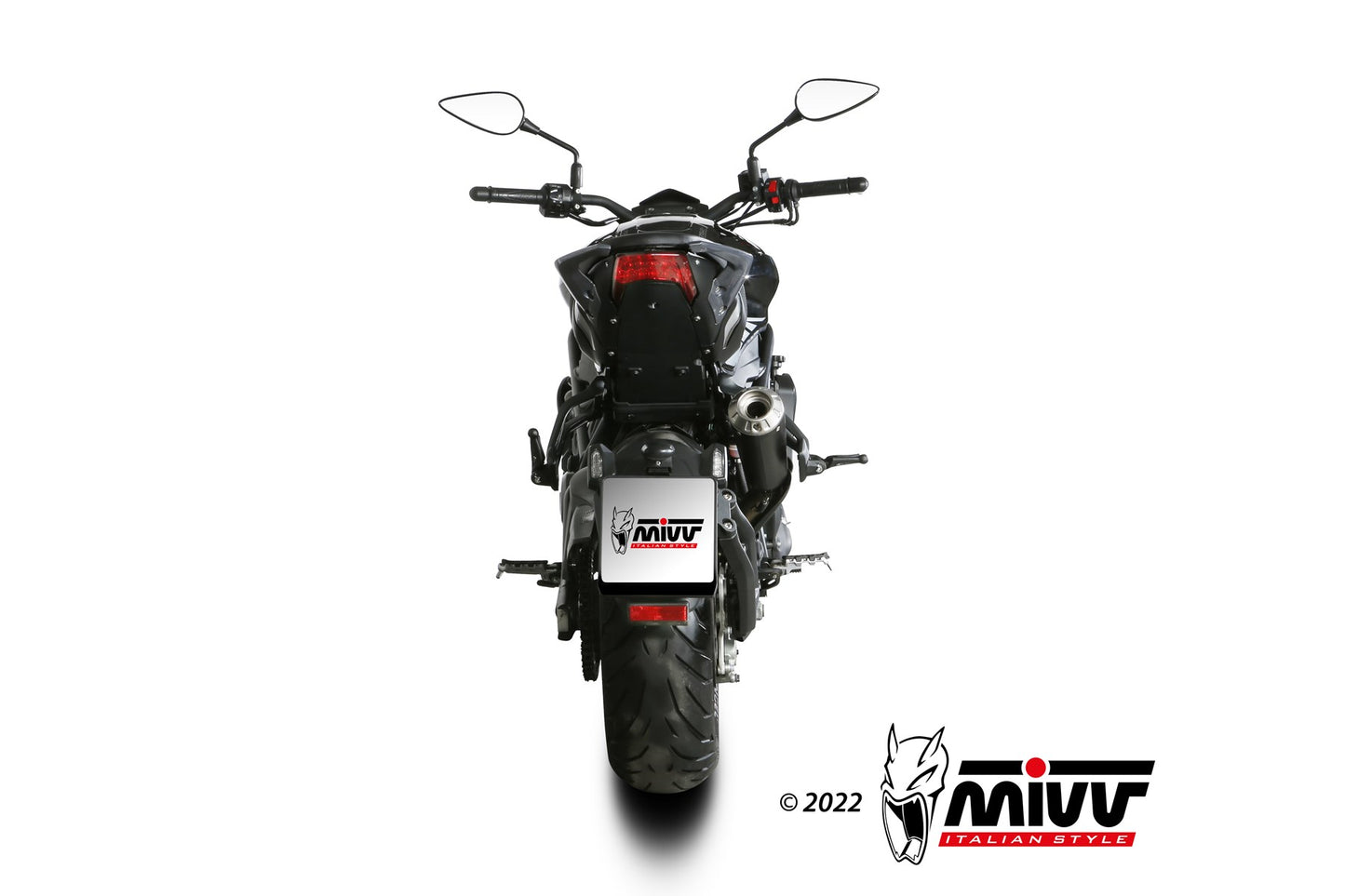 MIVV X-M1 Auspuff schwarz passend für BENELLI 752 S 2019-2024