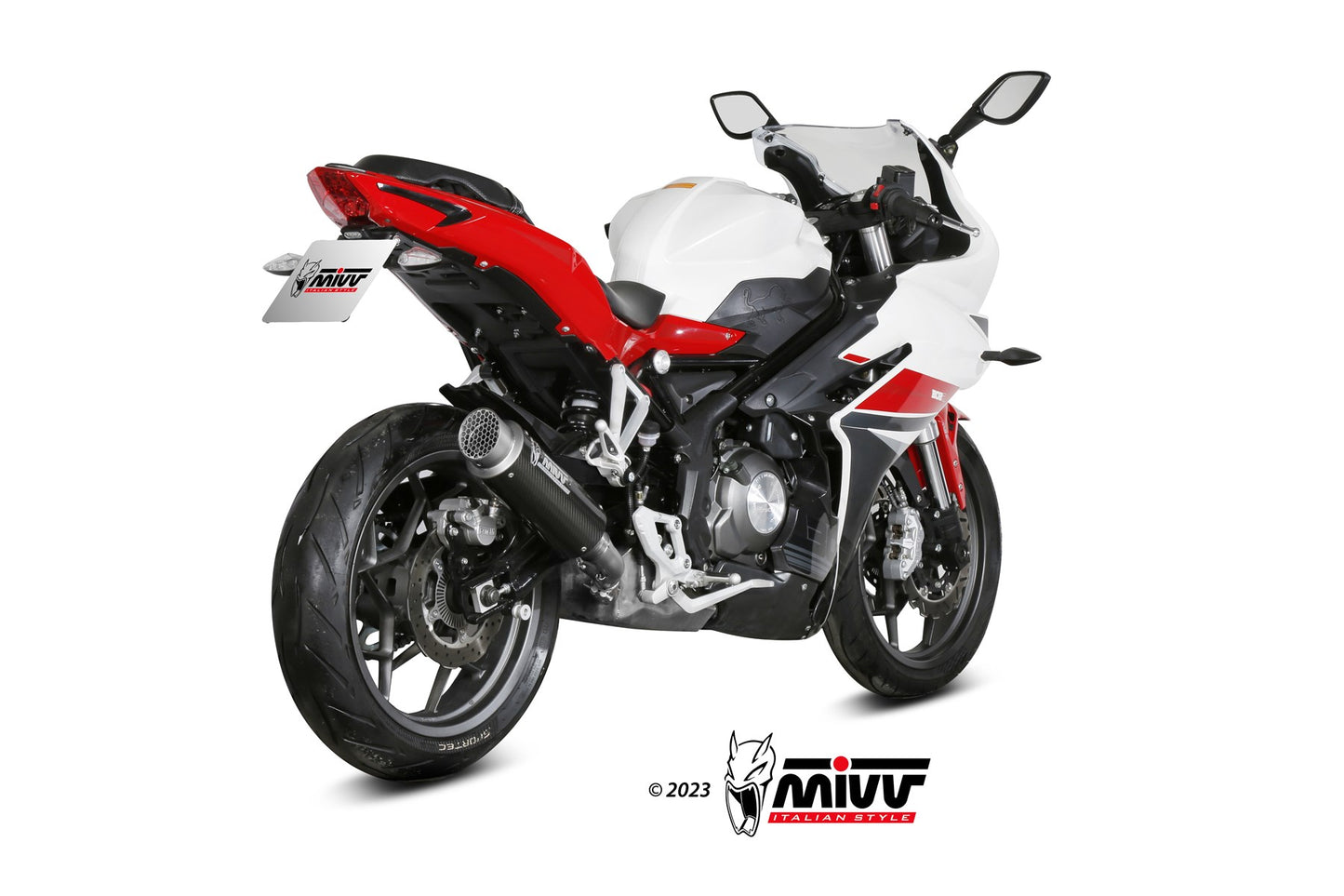 MIVV GPpro Auspuff Carbon passend für BENELLI BN 302 R 2017-2020