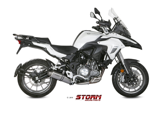 STORM OVAL Auspuff passend für BENELLI TRK 502 2017-2025