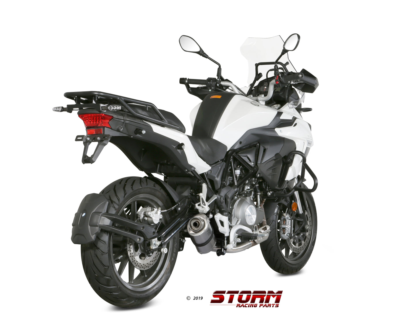 STORM OVAL Auspuff passend für BENELLI TRK 502 2017-2025
