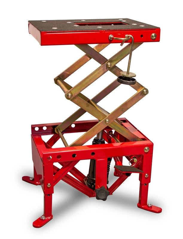 BIHR Motorradheber hydraulisch rot (Räder nicht inbegriffen) - Kama Bike Parts