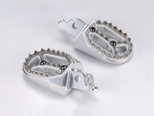 Fußrasten BIHR Evolution silber passend für Gas Gas EC 350 F 2021-2024 - Kama Bike Parts
