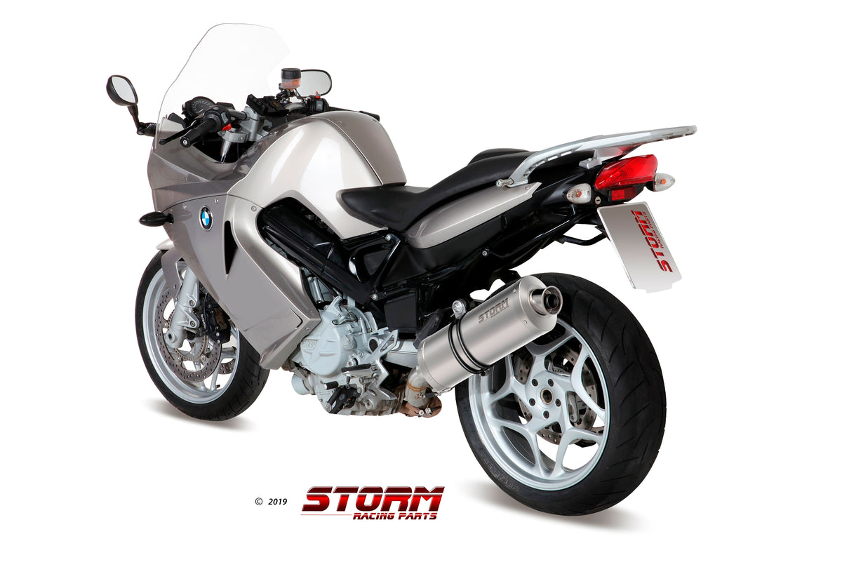 STORM OVAL Auspuff passend für BMW F 800 S / ST 2006-2012