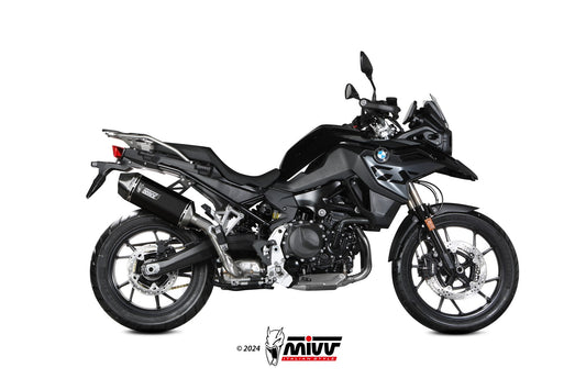 MIVV Speed Edge Auspuff schwarz passend für BMW F 800 GS 2024-2026