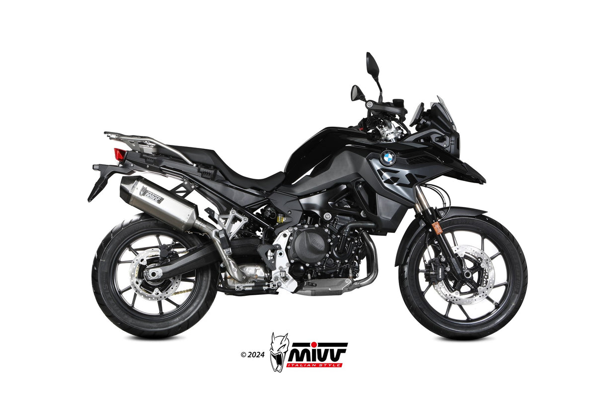 MIVV Speed Edge Auspuff silber passend für BMW F 800 GS 2024-2026