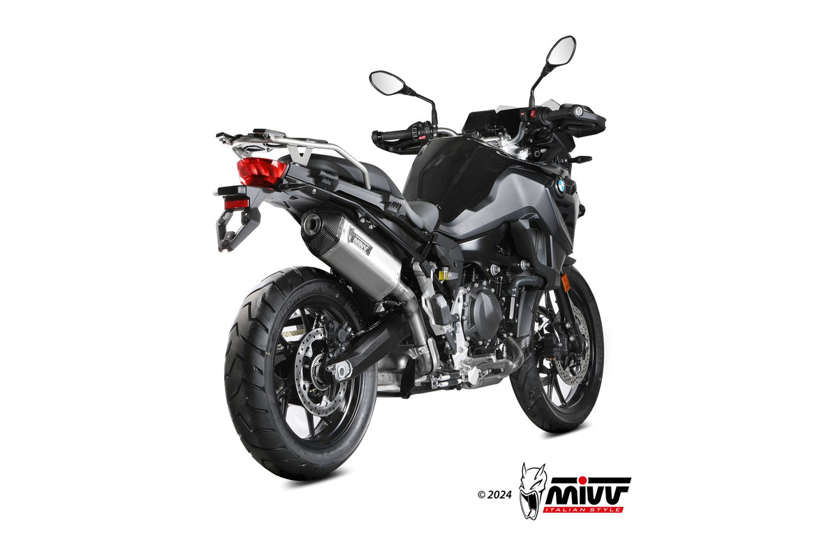 MIVV Speed Edge Auspuff silber passend für BMW F 800 GS 2024-2026