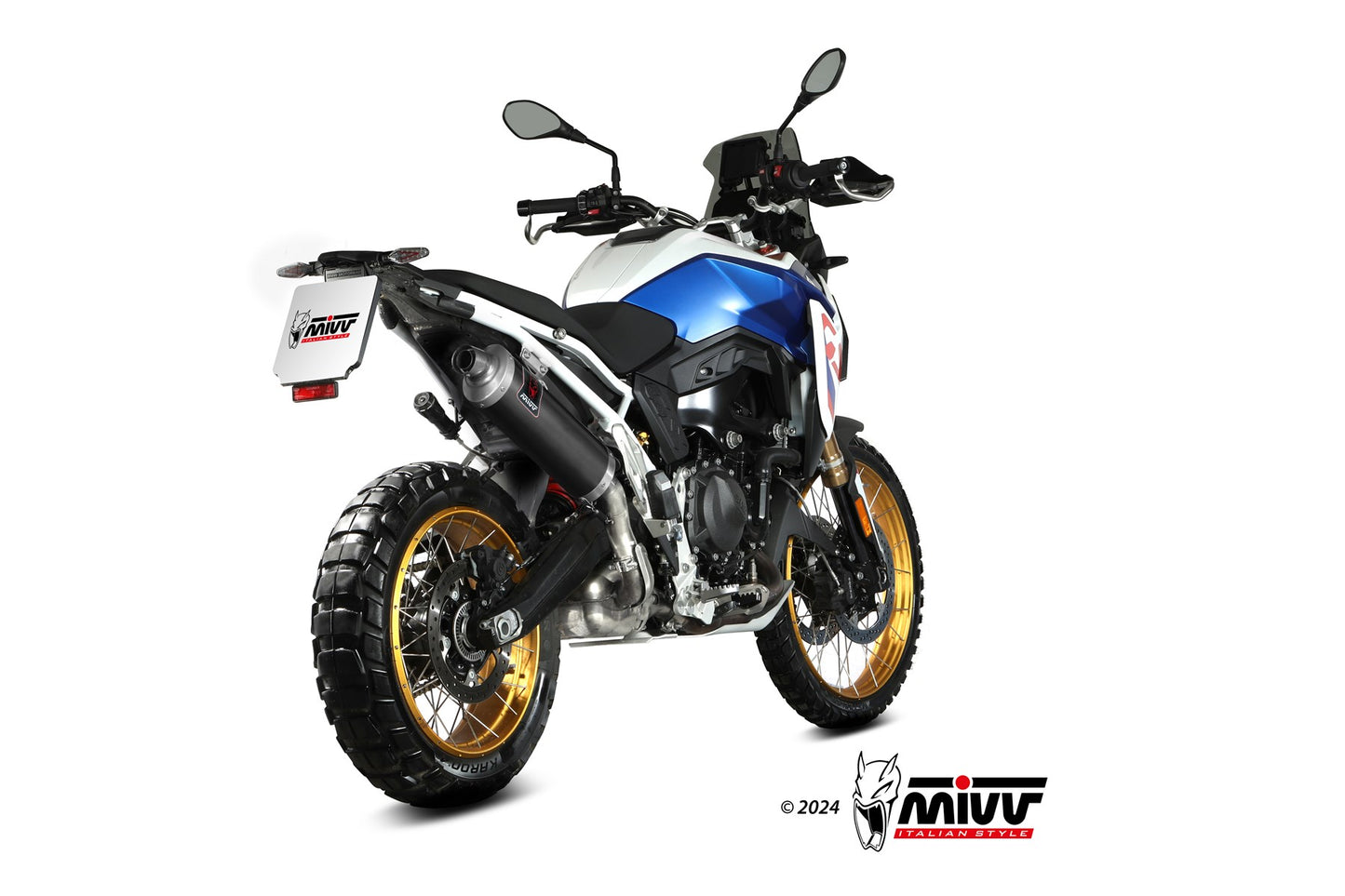 MIVV DAKAR Auspuff schwarz passend für BMW F 900 GS 2024-2026