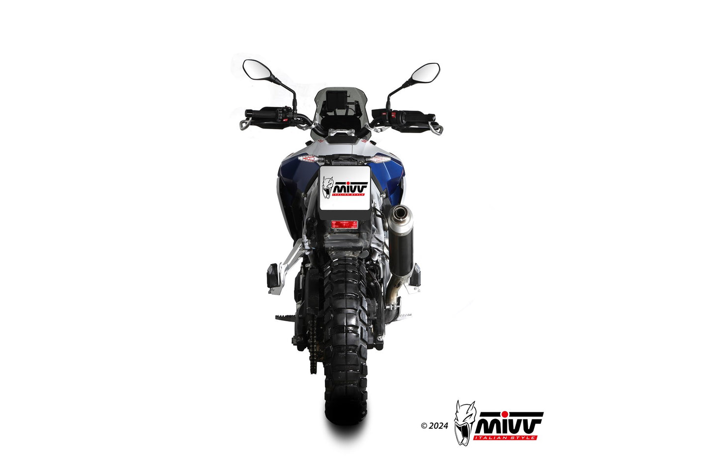 MIVV DAKAR Auspuff schwarz passend für BMW F 900 GS 2024-2026