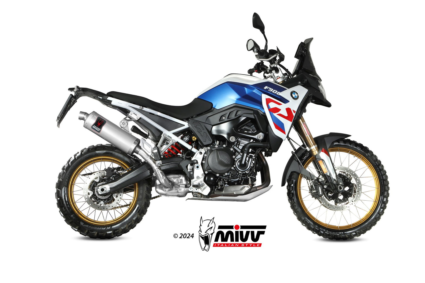 MIVV DAKAR Auspuff Edelstahl passend für BMW F 900 GS 2024-2026