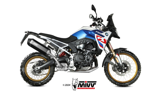 MIVV Speed Edge Auspuff schwarz passend für BMW F 900 GS 2024-2026