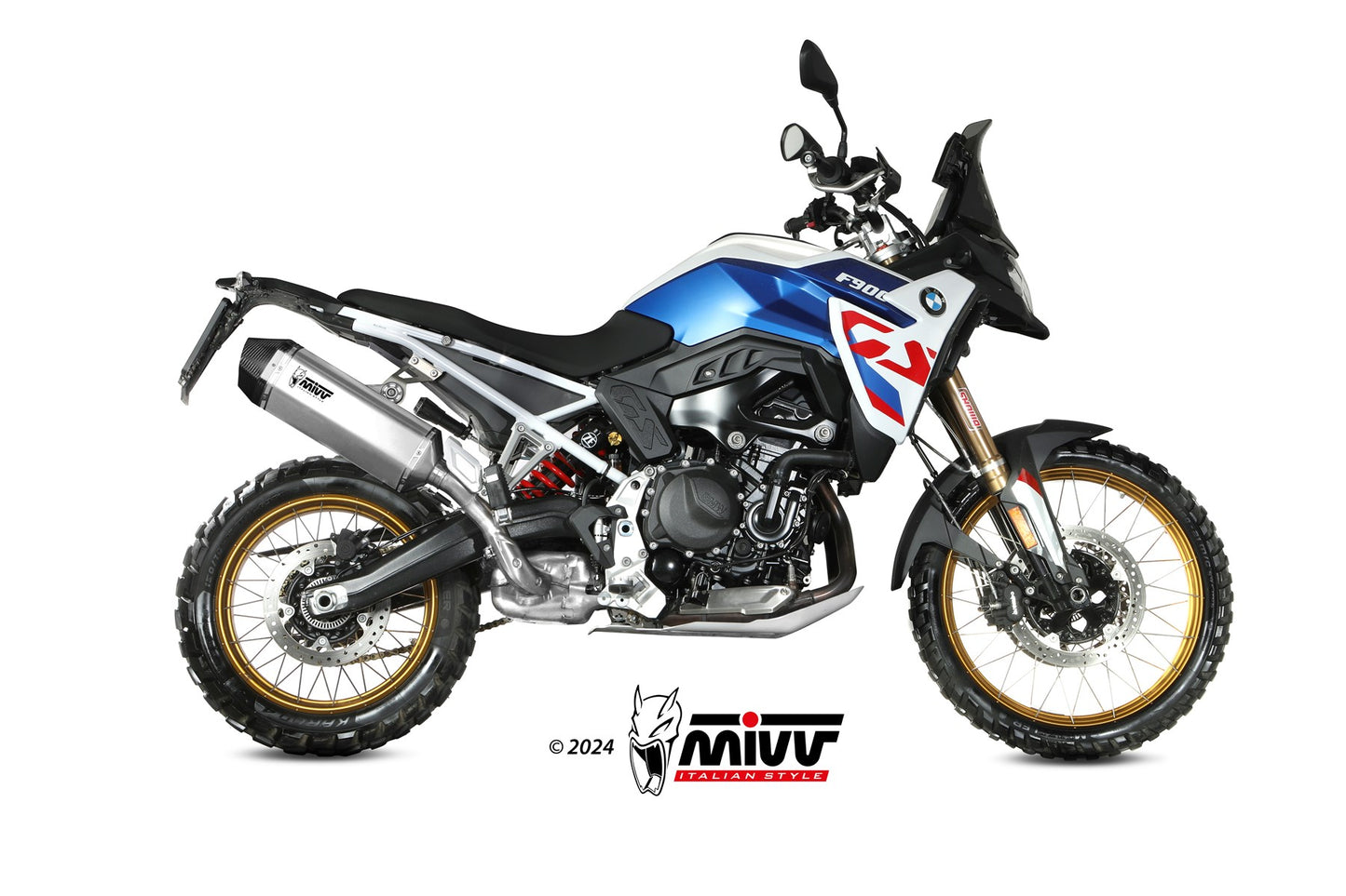 MIVV Speed Edge Auspuff Edelstahl passend für BMW F 900 GS 2024-2026