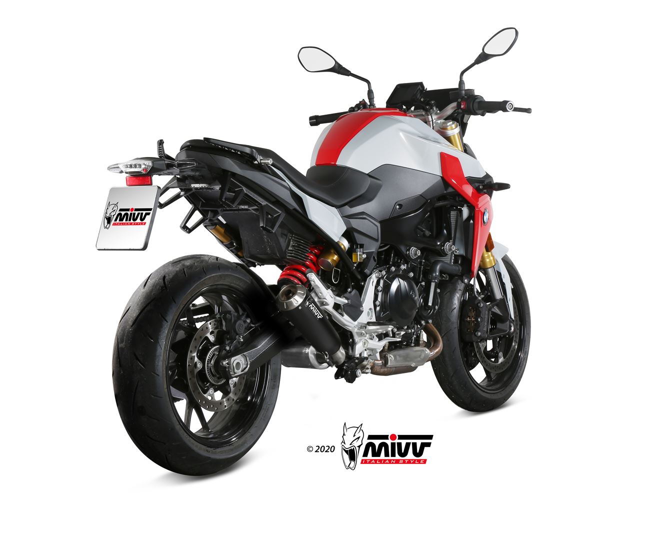 MIVV X-M1 Auspuff schwarz passend für BMW F 900 R 2020-2026