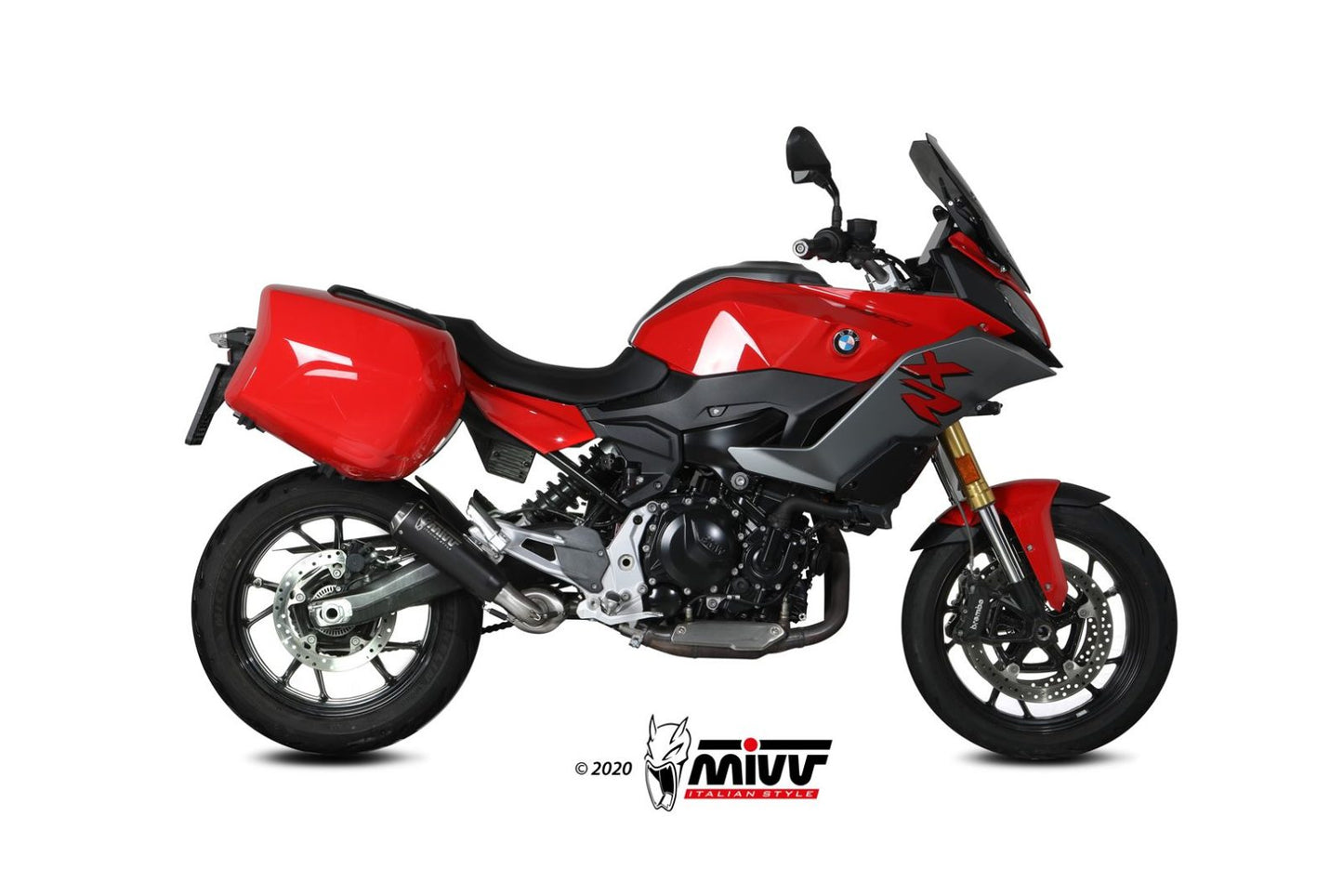 MIVV X-M1 Auspuff schwarz passend für BMW F 900 XR 2020-2026