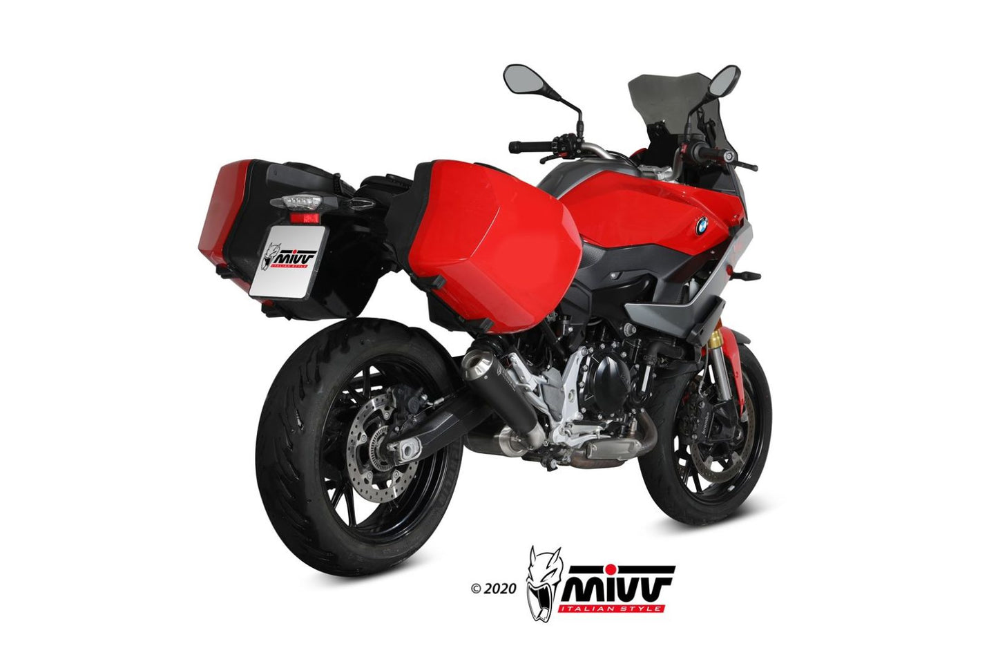 MIVV X-M1 Auspuff schwarz passend für BMW F 900 XR 2020-2026