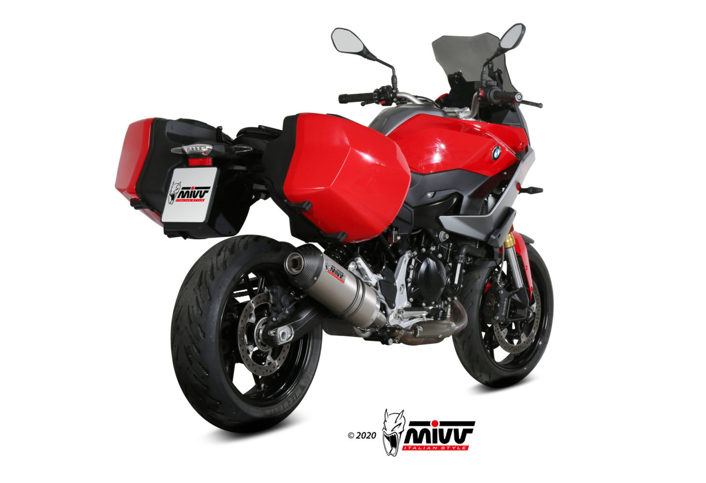 MIVV Oval Auspuff Titan passend für BMW F 900 XR 2020-2026