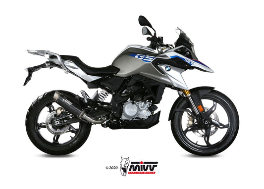 MIVV GPpro Auspuff Komplettanlage schwarz passend für BMW G 310 GS 2017-2024